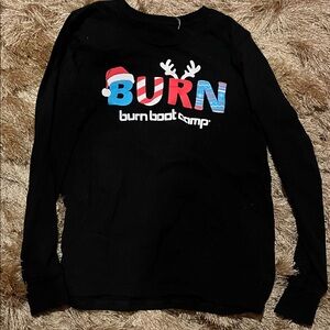 Black Burn Boot Camp Long Sleeve Shirt